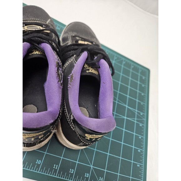 Nike Air Force 1 Low '07 LV8 World Champ Black Purple Size 4Y Youth - Picture 9 of 12